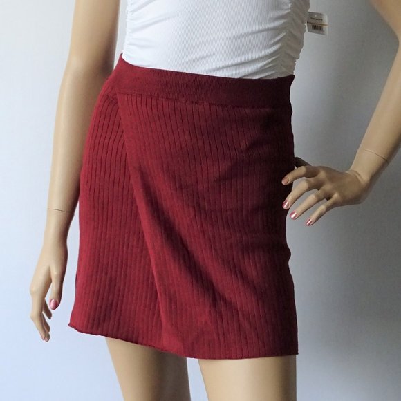 Free People Dresses & Skirts - Free People Mod Faux Wrap Mini Skirt NWT
